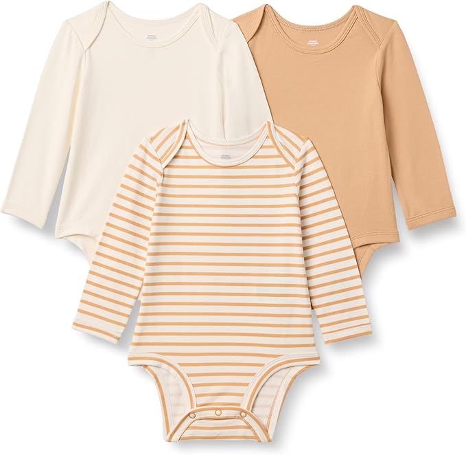 Amazon Essentials x Sofia Grainge Unisex Babies' Long Sleeve Crew Neck Bodysuit