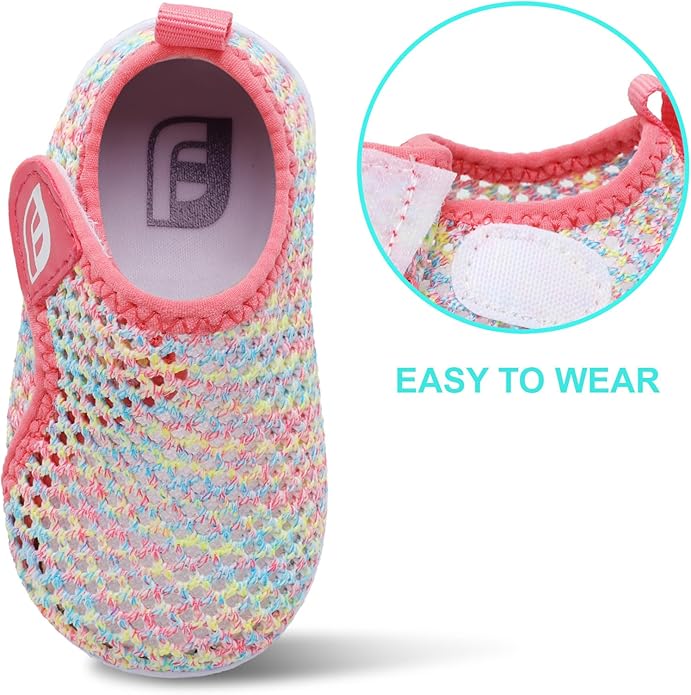 JOINFREE Baby Toddler Water Shoes Boys Girls Sandals Barefoot Kids Breathable Sneakers Shoes for Walking Running