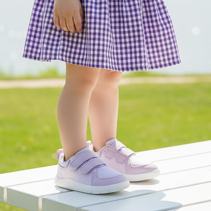 MORENDL Boys & Girls Walking Shoes 0-4 Years Baby Wide Toe Box Barefoot Shoes Toddler Sneakers