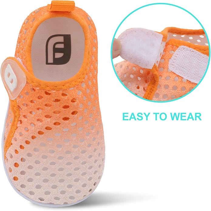 JOINFREE Baby Toddler Water Shoes Boys Girls Sandals Barefoot Kids Breathable Sneakers Shoes for Walking Running