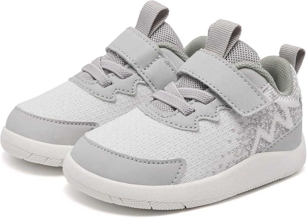 MORENDL Wide Toddler Shoes Baby Walking Shoes Boys & Girls Barefoot Sneakers Zero Drop Comfort Tennis Running Outdoor Activities
