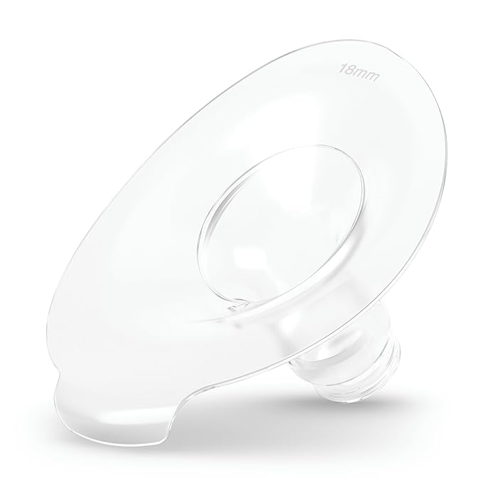 Medela Magic InBra Breast Shields, 2 Count of 18mm Breast Pump Flanges, Made Without BPA