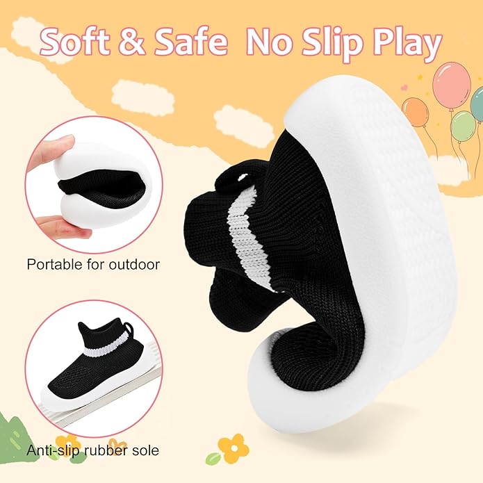 VIFUUR Baby Shoes Girls Boys Toddler Sneakers Non-Slip First Walkers Shoes for Babies 6 9 12 18 24 Months