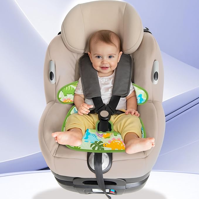 INFANZIA Dry Seat,Car Seat Protector Waterproof Carseat Liner Potty Training Toddlers, Baby and Infants, Piddle Pad for Carseats Strollers (Green, 1 Pack