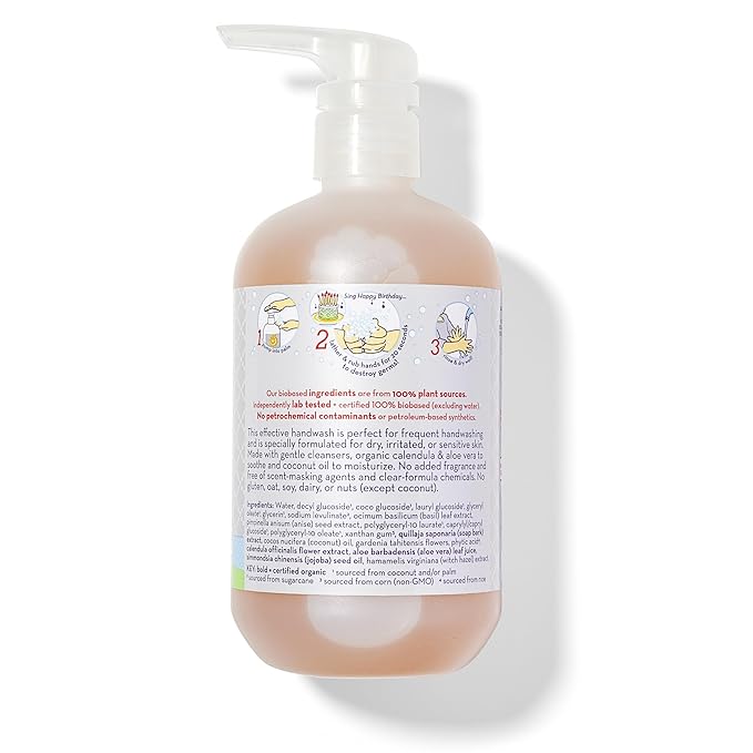California Baby Super Sensitive Moisturizing Hand Soap | Unscented | 100% Plant-Based Sensitive Skin Soap | Coconut Oil | Hypoallergenic Soap | 19 oz.