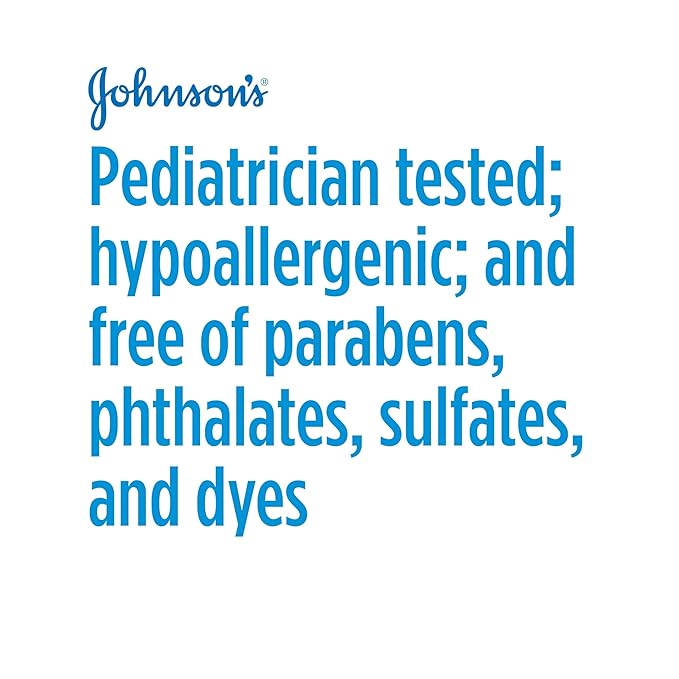 Johnson's Baby Vapor Bath with Soothing Aromas to Relax Babies, Tear-Free & Hypoallergenic Liquid Baby Bath Formula, No Parabens, Sulfates, Dyes, or Phthalates, 13.6 fl. oz (Pack of 2)