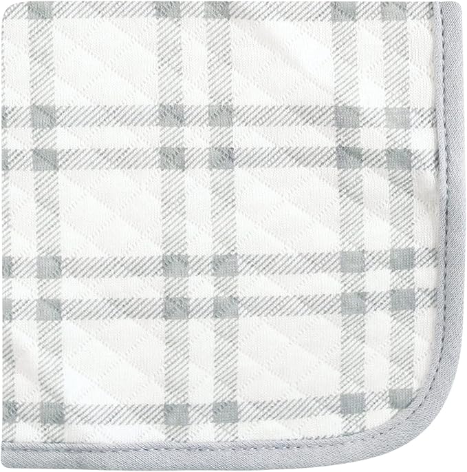 Hudson Baby Unisex Baby Quilted Cotton Washcloths, Forest Animals, One Size