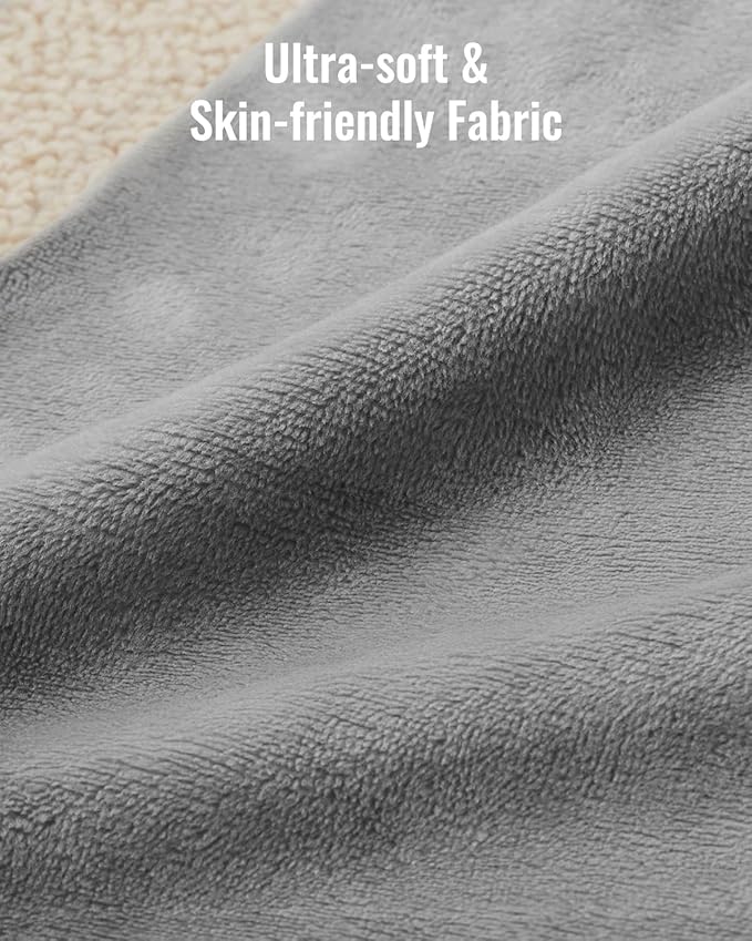 Blissful Diary 1.3" Thick Baby Play Mat, 71x59 Playpen Mat with Removable & Washable Cover, Extra Large Crawling Rug for Floor, Foam Cushion & Non-Slip Backing for Kid, Toddler and Infants, Light Grey