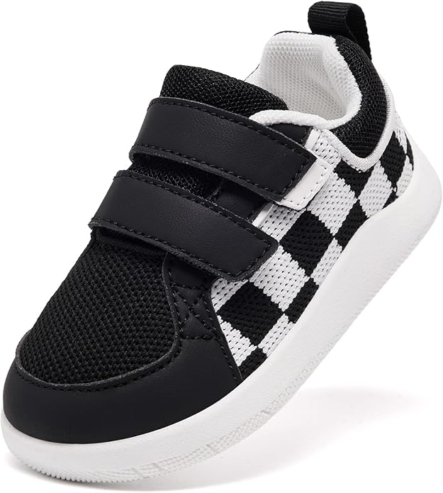 MORENDL Boys & Girls Walking Shoes 0-4 Years Baby Wide Toe Box Barefoot Shoes Toddler Sneakers