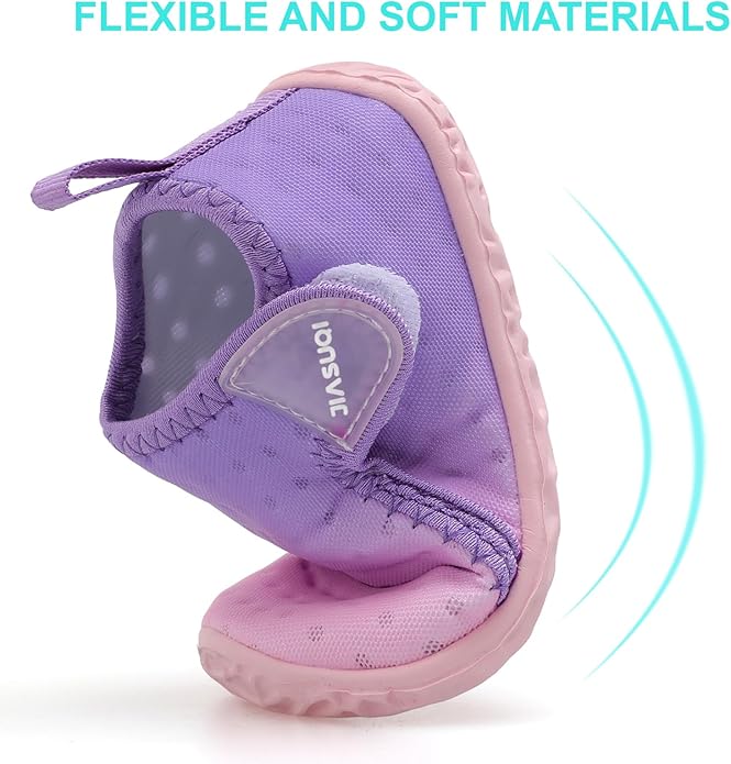 JIASUQI Baby Boys Girls Barefoot Swim Pool Water Shoes Beach Walking Sandals Athletic Sneakers
