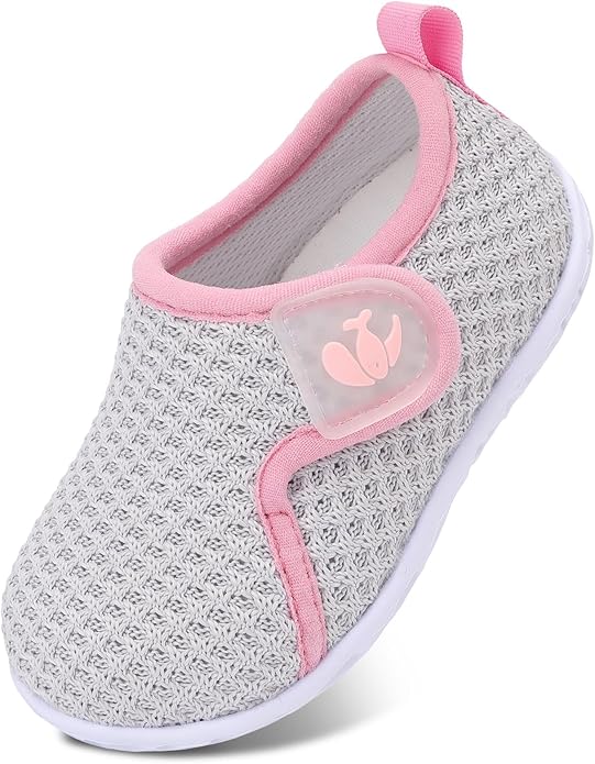 FEETCITY Baby Boys Girls First Walking Shoes Infant Sneakers Crib Shoes Breathable Lightweight Slip On Shoes