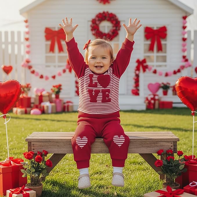 Infant Baby Boy Fall Clothes Set Funny Letter Sweatshirt Pant Outfit Toddler Winter Clothes 6 12 18 Months 2T 3T