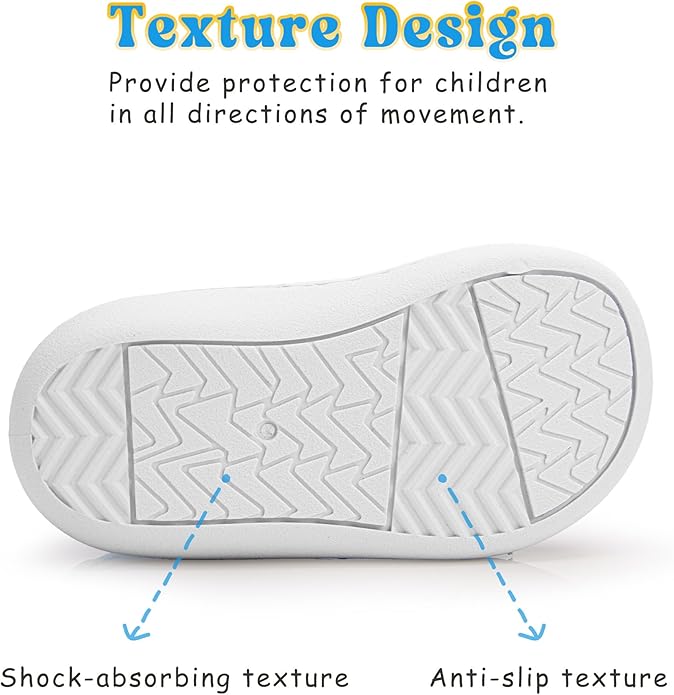 SKYWHEEL Toddler Wide Toe Box Barefoot Shoes Boys Sneakers Kids Tennis Shoes Comfort Lightweight Zero Drop Walking Shoe for Indoor/Outdoor Play