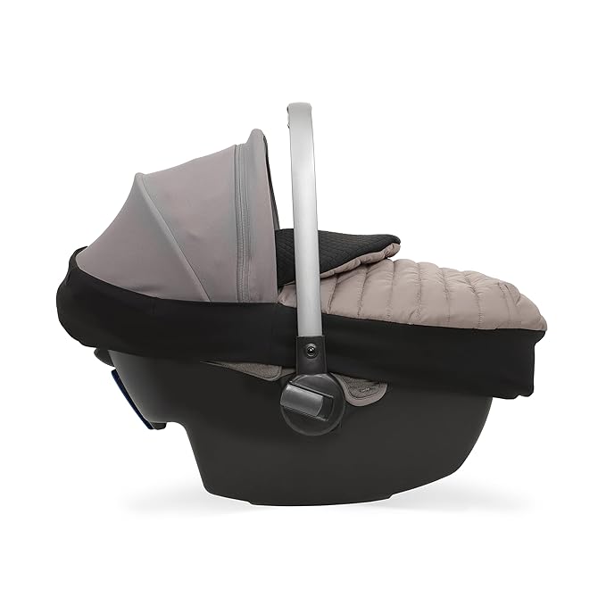 Little Unicorn Winter Car Seat Cover | Premium Insulated Fabric | Universal Fit & Easy to Install | Travel Bag Included (Mushroom)