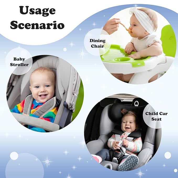 Babenest Car Seat Potty Protector Cover -Waterproof Carseat Training Liner for Baby &Toddler Shower Gift, Dry Piddle Pee Pad with Fun Designs for Strollers & Infant Car Seats (2pc Black)