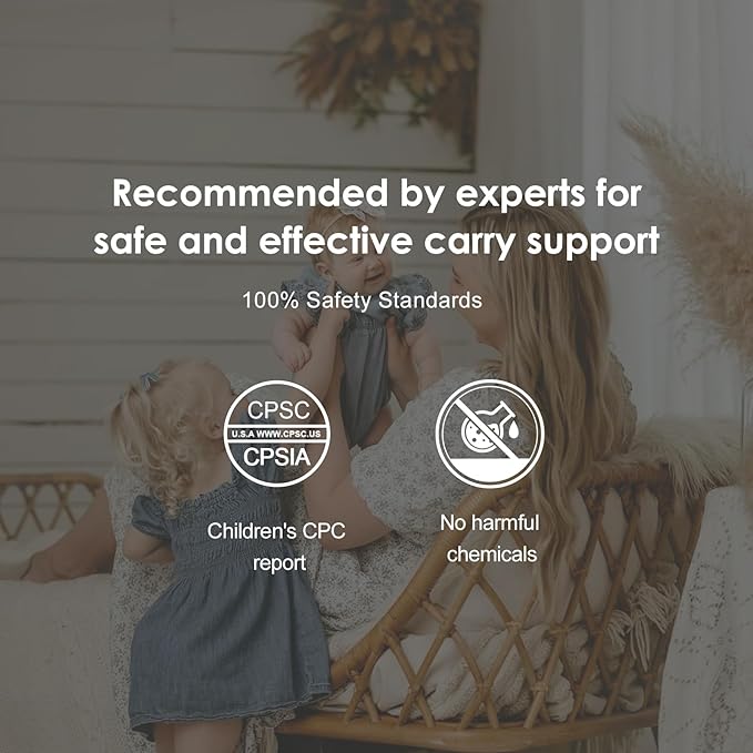 Baby Carrier Newborn to Toddler(7-30lbs), Toddler Carrier with Adjustable Shoulder Strap, Baby Holder Carrier with Breathable Mesh Fabric, Grey