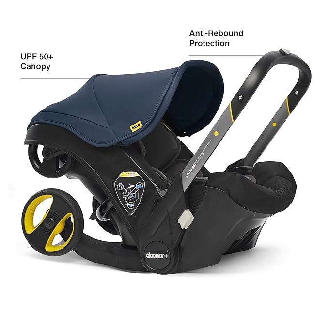Doona Car Seat & Stroller, Deep Blue - All-in-One Travel System