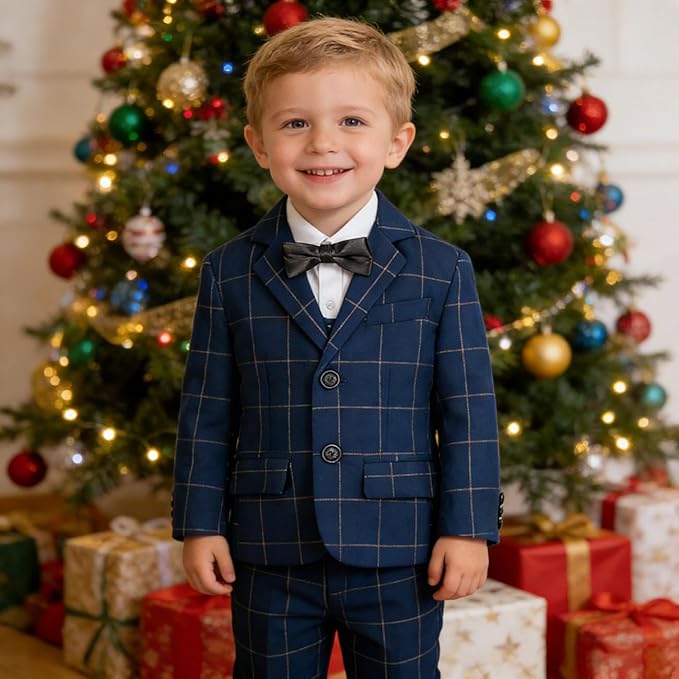 Baby Suit for Toddler Boys Infant Formal Suits Baby Boy Ring Bearer Wedding Outfit