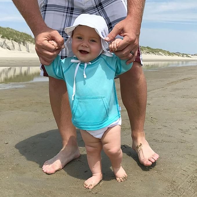 Green Sprouts Unisex-Baby Flap Sun Protection Swim HatHat