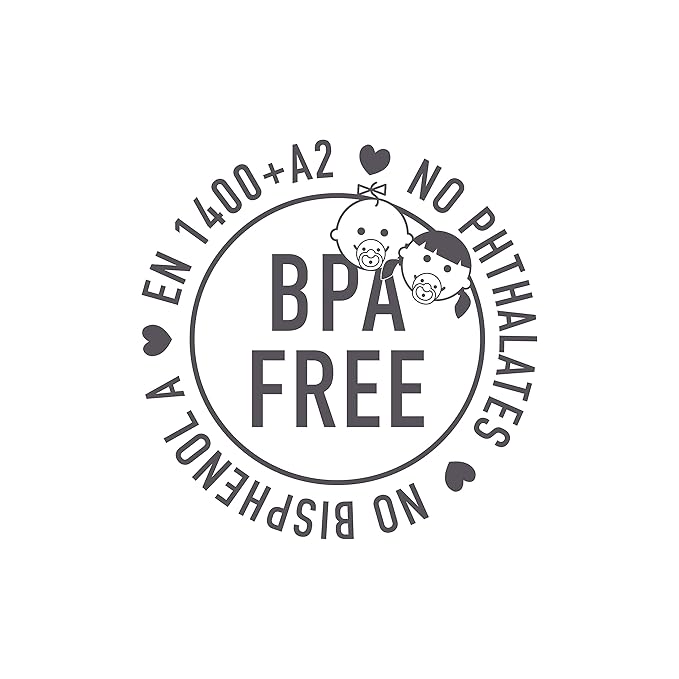 BIBS Pacifiers - De Lux Collection | BPA-Free Round Nipple | Silicone | Made in Denmark | Set of 2 Ivory/Blush Color Premium Soothers | Size One Size
