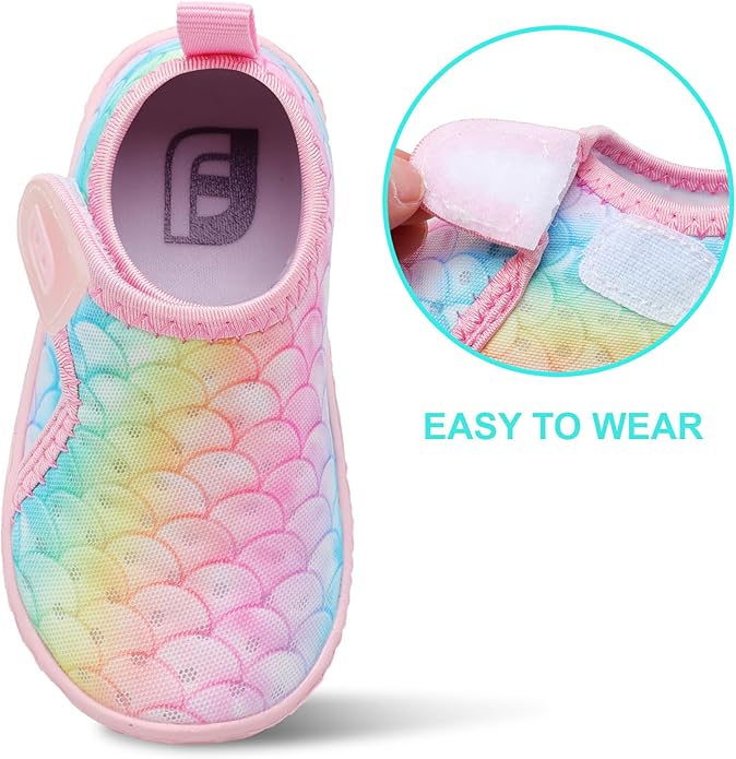 JOINFREE Baby Toddler Water Shoes Boys Girls Sandals Barefoot Kids Breathable Sneakers Shoes for Walking Running