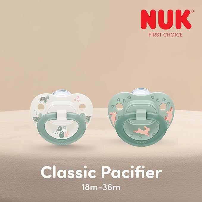 NUK First Choice Classic Pacifier, 18-36 Months, 5 Pack