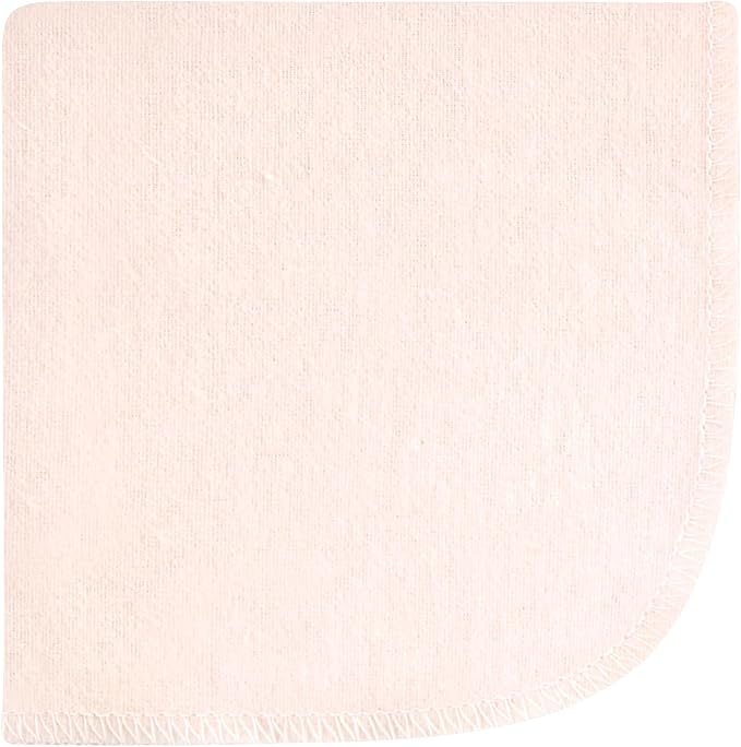 Hudson Baby Unisex Baby Flannel Cotton Washcloths, Pink Dainty Floral 12 Pack, One Size