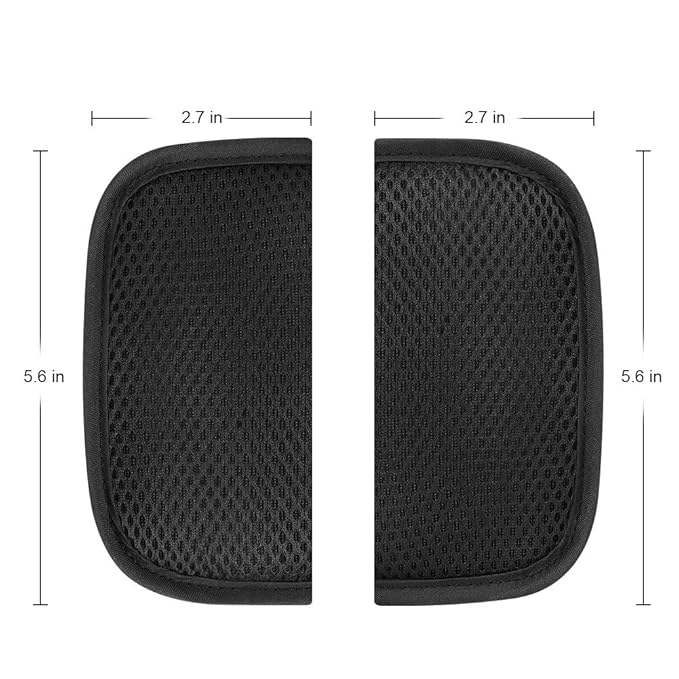 Accmor Car Seat Straps Shoulder Pads for Baby Kids, Soft Car Seat Strap Covers, Seat Belt Covers for Car Seats, Pushchair, Stroller