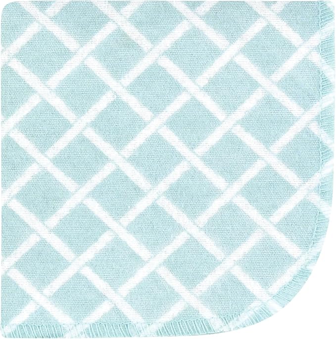 Hudson Baby Unisex Baby Flannel Cotton Washcloths, Hummingbird Garden 12 Pack, One Size