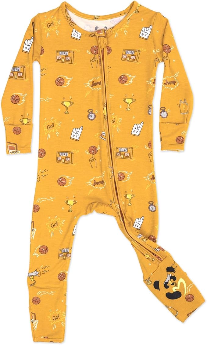 Bellabu Bear Convertible Footies for Baby Boys & Baby Girls, Family Matching Pajamas, Rayon from Bamboo