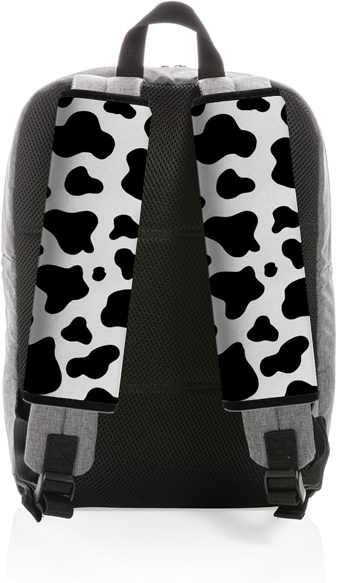 Car Seat Belt Pad Cover, 4-Pack Soft Car Safety Seat Belt Strap Shoulder Pad for Adults and Children, Suitable for Car Seat Belt, Backpack, Shoulder Bag (Cow Pattern)