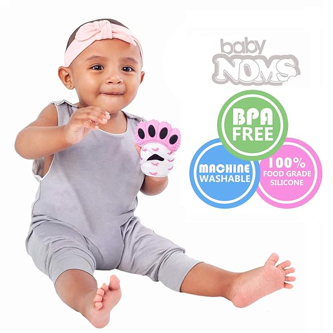 ® Teething Mitten | Pink Unicorn Teething Paw