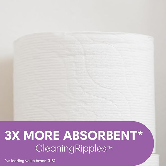 Cottonelle Ultra Comfort Toilet Paper with Cushiony CleaningRipples Texture, 32 Family Mega Rolls = 144 Regular Rolls (8 Packs of 4)
