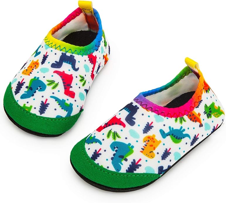 Baby Boys and Girls Swim Water Shoes Barefoot Aqua Socks Non-Slip for Beach Pool Toddler Kids
