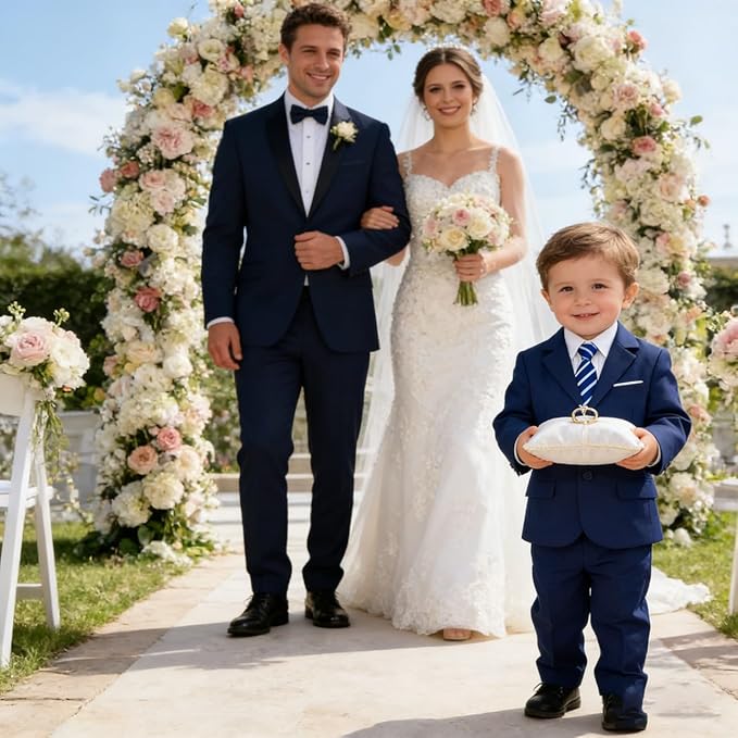 Baby Suit for Toddler Boys Infant Formal Suits Baby Boy Ring Bearer Wedding Outfit
