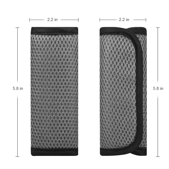 Accmor Car Seat Straps Shoulder Pads for Baby Kids, Soft Car Seat Strap Covers, Seat Belt Covers for Car Seats, Pushchair, Stroller