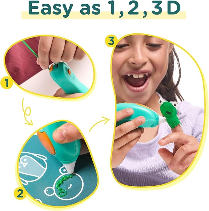 3Doodler Start+ Essentials 3D Pen for Kids | Easy to Use, Learn from Home Art Activity, Educational STEM Toy for Boys & Girls Ages 6+