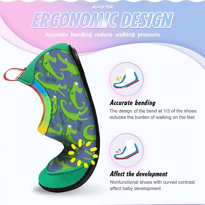 Baby Boys and Girls Swim Water Shoes Barefoot Aqua Socks Non-Slip for Beach Pool Toddler Kids