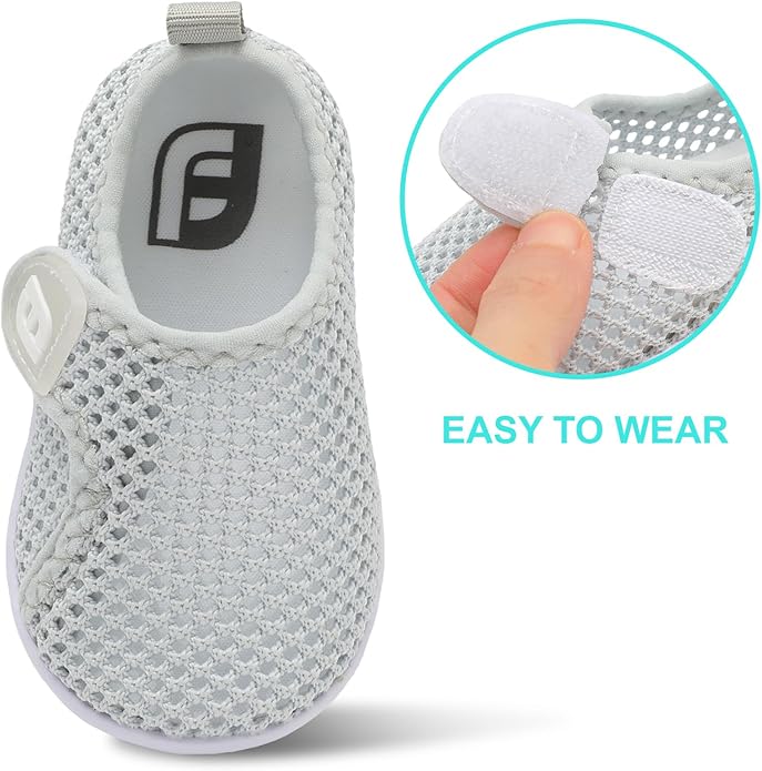 JOINFREE Baby Toddler Water Shoes Boys Girls Sandals Barefoot Kids Breathable Sneakers Shoes for Walking Running