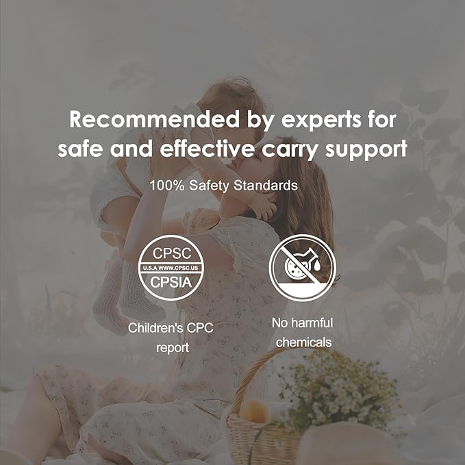 Baby Carrier Newborn to Toddler(7-30lbs), Toddler Carrier with Adjustable Shoulder Strap, Baby Holder Carrier with Breathable Mesh Fabric, Beige