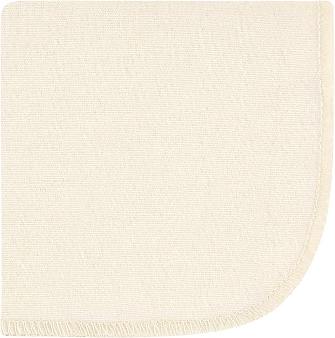 Hudson Baby Unisex Baby Flannel Washcloths, Neutral Woodland Pals 12Pk, One Size