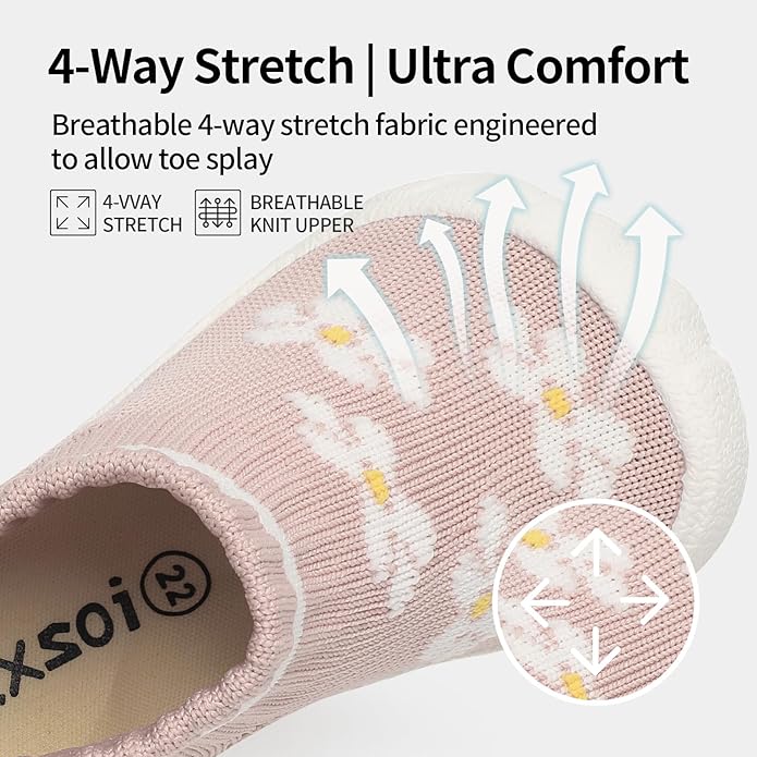 Baby Sock Shoes Breathable First Walking Shoes for Baby Girl Boy 6-24 Months Ultra-Light Infant Slippers Toddler Sneakers