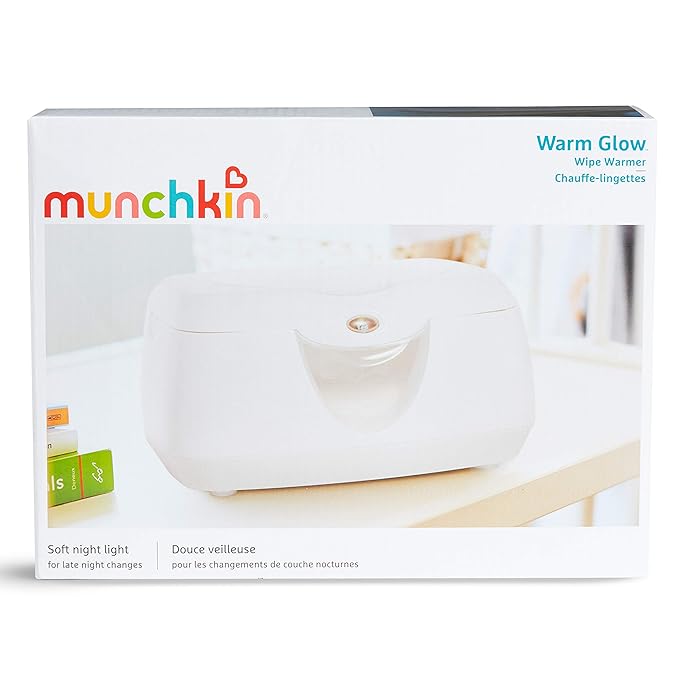 Munchkin Warm Glow Baby Wipe Warmer, White (Pack of 6)
