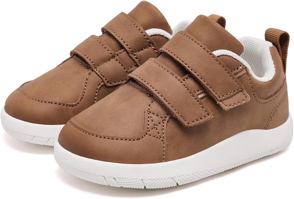 MORENDL Boys & Girls Walking Shoes 0-4 Years Baby Wide Toe Box Barefoot Shoes Toddler Sneakers