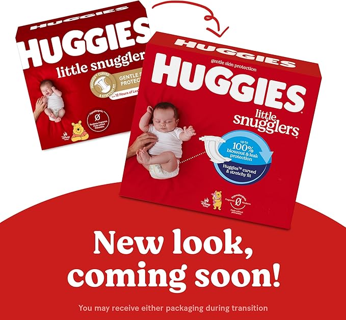 Huggies Size 6 Diapers, Little Snugglers Baby Diapers Size 6 (35+ lbs), 44ct