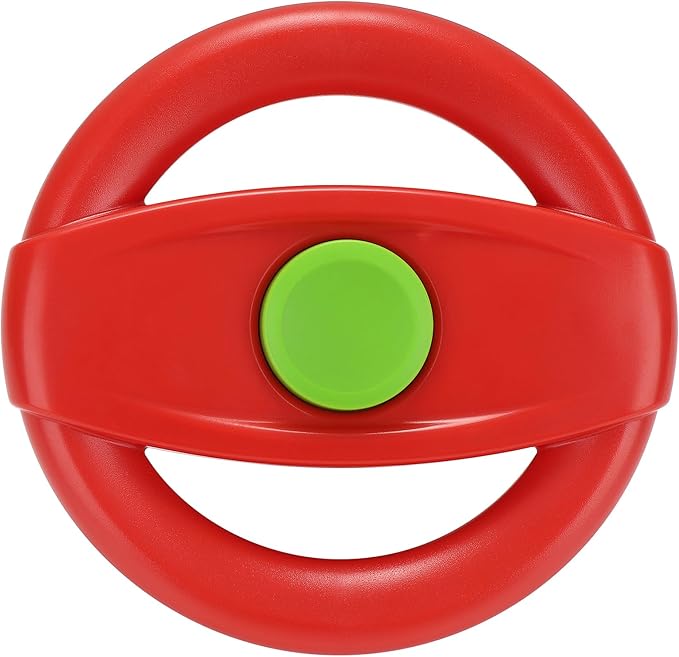 Accmor Stroller Steering Wheel Toy, Pretend Driving Simulated Steering Wheel for Stroller Shopping Carts Universal Detachable Funny Toy Attachment Accessories