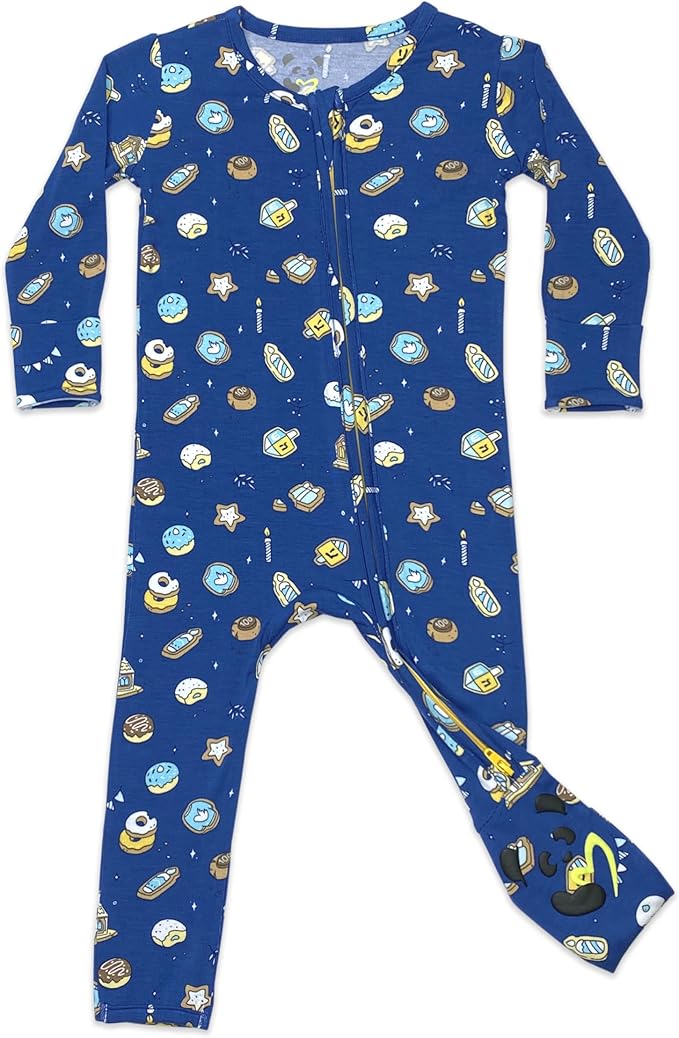 Bellabu Bear Convertible Footies for Baby Boys & Baby Girls, Family Matching Pajamas, Rayon from Bamboo