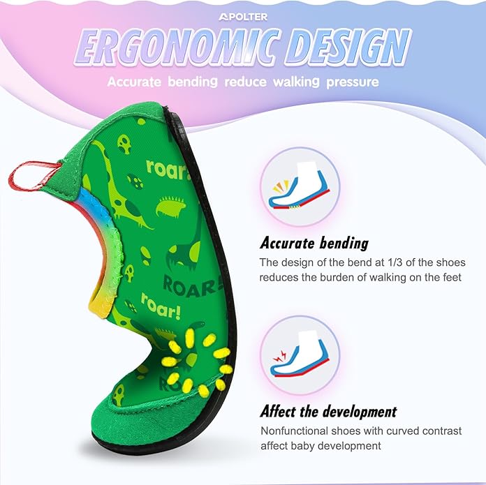 Baby Boys and Girls Swim Water Shoes Barefoot Aqua Socks Non-Slip for Beach Pool Toddler Kids