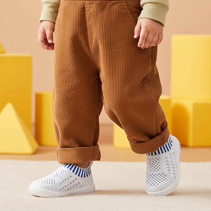 MORENDL Baby Toddler Walking Socks Non-Slip Breathable Unisex Casual Sneakers