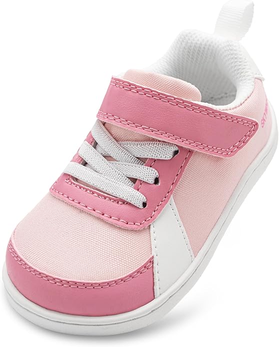 SKYWHEEL Toddler Wide Toe Box Barefoot Shoes Boys Sneakers Kids Tennis Shoes Comfort Lightweight Zero Drop Walking Shoe for Indoor/Outdoor Play